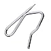 Outus 58 Pack Metal Curtain Hooks Pin-On Drapery Hooks 1.2 by 1 Inch for Window,Door,Shower Curtain(Silver)