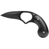 Colonel Blades Sparrow B Fixed Blade Knife, AUS-8 Steel, G10 Handle | Compact fixed blade knife with AUS-8 steel, TiN coating, ergonomic G10 handle &amp; molded sheath for EDC &amp; utility use.