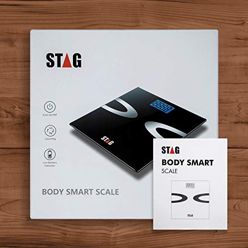 Digital Body Fat Scale - Best Smart Wireless - Weight - Bathroom - Body Composition Analyzer with iOS and Android App for Body Weight - Fat - Water - Bmi - Muscle Mass - 396lbs