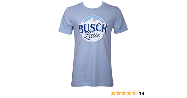 Busch Latte Men's Light Blue T-Shirt 