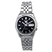 Seiko Men's SNK357 Seiko 5 Automatic Dark Blue Dial Stainless Steel Watch
