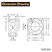 GDSTIME 40x40x20mm 40mm 4cm 12v Dc Brushless Cooler Cooling Fan