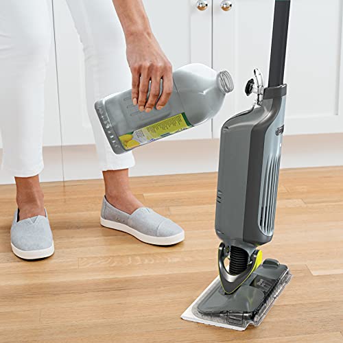 Shark VACMOP Household Disinfectant Cleaner Refill 2L Bottle, Compatible with VM252 & VM180, Cleans & Disinfects Sealed Finished Floors, Stone, Laminate & Tiles, Lemon Scent, VCD60