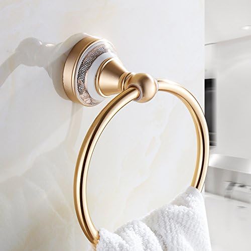 Towel ring Space Aluminum Round Bathroom Towel Rack Drawing Base Unique Design Jie Sha Lang 2660