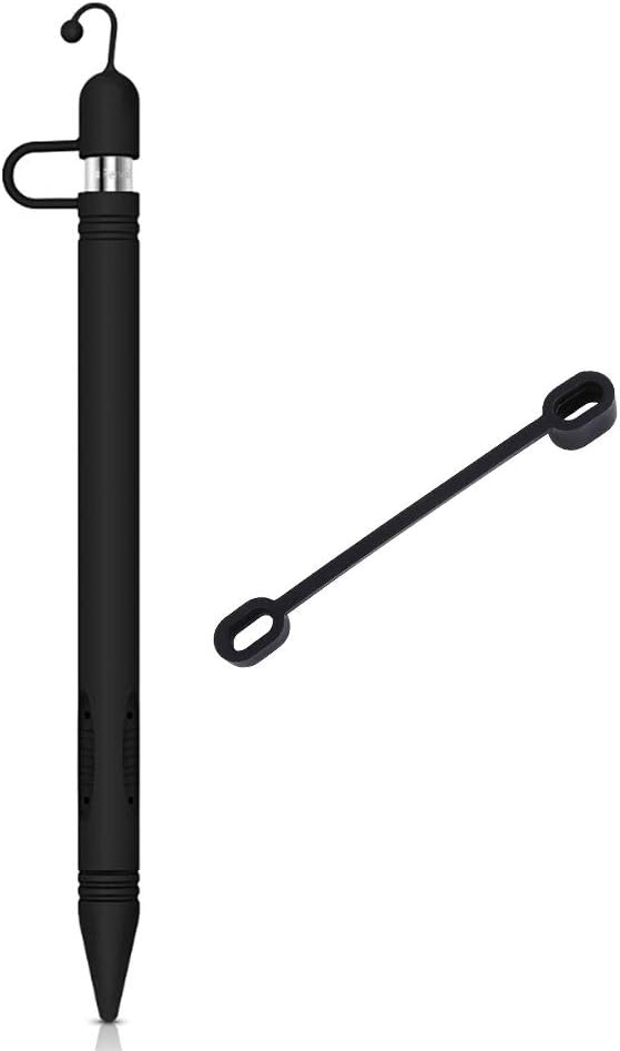 Aorange for Apple Pencil Grip, Silicone Case for Apple Pencil,1st Case for Ipad, Apple Pencil Accessories for Apple Pencil Cover Sleeve Skin Pocket, Replacement Cap for Apple Pencil, Black