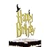 Harry Potter Inspired Birthday Cake Topper For All Ages Gold Glitter Cardstock Unique Harry Potter Themed