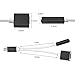 SOKAD iPhone 7/7 Plus 2-in-1 Lightning Charging Cable 3.5 mm Headphone Adapter and Lightning Charging Port Extension Cable for Apple Devices,Compatible with iOS 10.3, No Music Control
