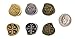 Metal Pirate Coins 144 Zinc Doubloon Replicas Fantasy Metal Coin Pirate Treasure Antique Finishes by Well Pack Box