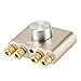 F900 Mini Bluetooth Power Amplifier Wireless Audio Receiver with 12V 5A DC Adapter, Stereo Hi-Fi Digital Amp 2.0 Channel 50W 2 with AUX/USB/Bluetooth Input (Gold) …thumb 3