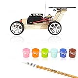 Remote Control Car Educational Toy Solar Powered Wooden Cars Circuit Science Robotics Engineering Stem Toys for Boys and Girls DIY Experiment