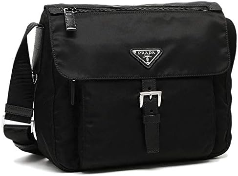 [プラダ]ショルダーバッグ ヴェラ トライアングルロゴ ブラック レディース メンズ PRADA 1BD994 V44 F0002 [並行輸入品]