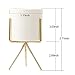 Plant Stand for Desk Indoor, Mid Century Flower Pot Holder Small Decorative Mini Cactus Artificial Plants Container for House, Garden & Patio Office and Bedroom (Gold)thumb 4