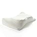 IKSTAR Therapeutic Design Contour Memory Foam Bed Pillow for Side Sleepers and Neck Pain,Orthopedic Hypoallergenic Sleep Pillow White King Size 25x14.5x4.3(Lower) x4.7(Higher) inches