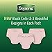 Depend FIT-FLEX Incontinence Underwear for Women, Disposable, Maximum Absorbency, Medium, Blush, Tan (44 Count)