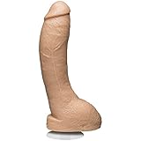 Doc Johnson Jeff Stryker - Thick and Curved Realistic Cock - With Removable VUL Suction Cup Base - 10