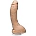 Doc Johnson Jeff Stryker - Thick and Curved Realistic Cock - With Removable VUL Suction Cup Base - 10
