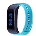 InnKoo Waterproof Fitness Tracker Watch, U1 Activity Tracker Pedometer Watch Steps Calories Counter Smart Bracelet Wristband Sports Band Sleep Tracker, for Women Men Kids Seniors (Blue)