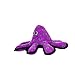 World's Tuffest Soft Dog Toy - Ocean Creature Small Octopus - Squeakers - Multiple Layers. Made Durable, Strong & Tough. Interactive Play (Tug, Toss & Fetch). Machine Washable & Floats
