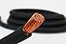 TEMCo WC0020-100 ft 1/0 Gauge AWG Welding Lead & Car Battery Cable Copper Wire Black | Made in USA