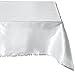 LinenTablecloth 60 x 102-Inch Rectangular Satin Tablecloth White