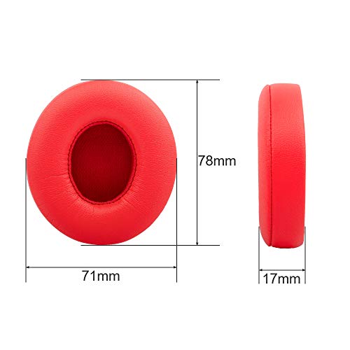 Beats Solo Replacement Ear Pads by Link Dream - Replacement Ear Cushions Kit Memory Foam Earpads Cushion Cover for Solo 2.0/3.0 Wireless Headphone, 2 Pieces