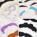 DecoTiny 60 Pack Novelty Mustache+Eyebrow+Beard Set Self Adhesive Facial Party Cos Favors