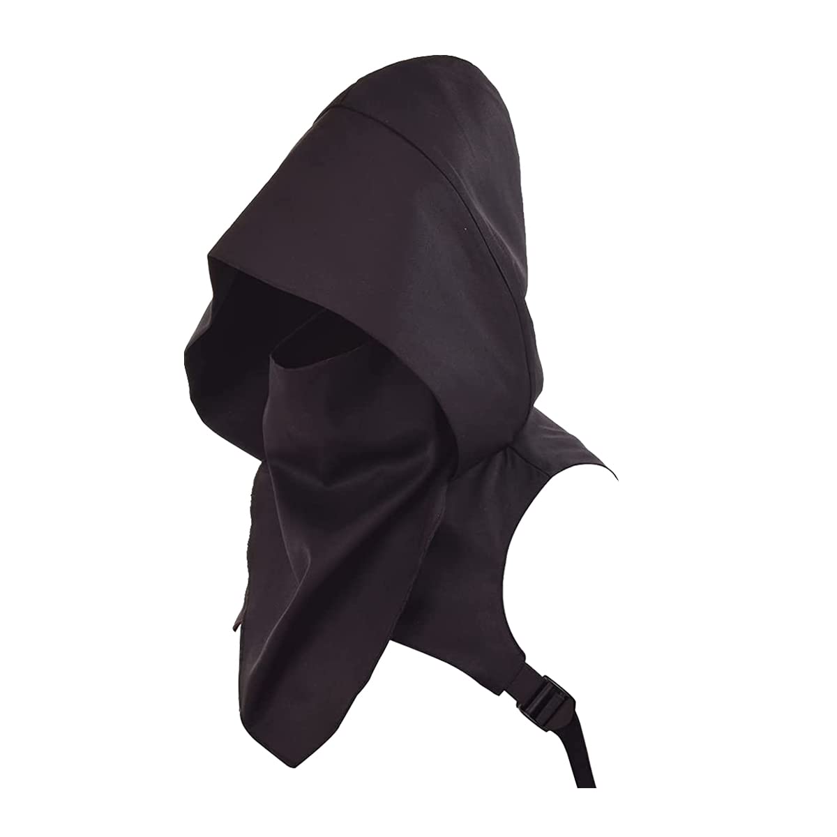 BLESSUME Steampunk Rogue Cowl Hood Hat Costume Cape with Adjustable Arm Buckle