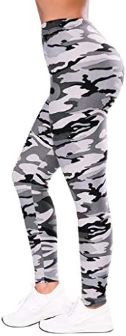 RUIVE Women Yoga Jegging Workout Camouflage Leggings Fitness Elastic Sports Gym Running High Waist Mesh Pants