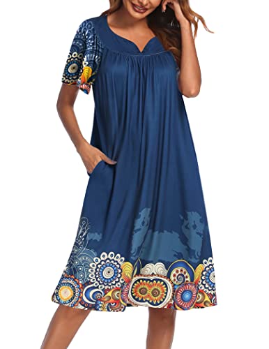 Ekouaer Women's House Dress Pockets