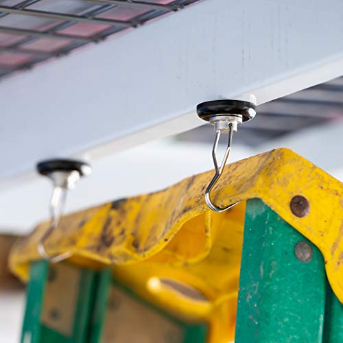 Mavoro Strong Hooks for Hanging. Up to 65 lbs. Set of 2 Black Hooks Heavy Duty