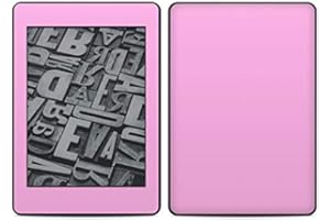DECALGIRL Solid State Pink Amazon Kindle Paperwhite 2018 Full Vinyl Decal - No Goo Wrap, Easy to Apply Durable Pro