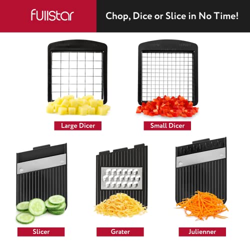 Fullstar Allin1 Vegetable Chopper, Mandoline Slicer & Cheese Grater
