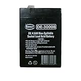 AMERICAN HUNTER Rechargeable Battery 30008 6 Volt Lead Acid 4.5 mAh