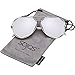 SOJOS Aviator Sunglasses Metal Frame Flat Mirrored Lens SJ1004 with Silver Frame/Silver Mirrored Lens