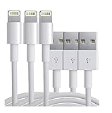Ambiel USA 3PCS OEM Original 3ftLightning Apple Iphone USB Cable to White USB 8-pin Lightning Cable For iPad/ iPhone 5/ 5C/ 5S/ 6/ 6s/ iPod Touch