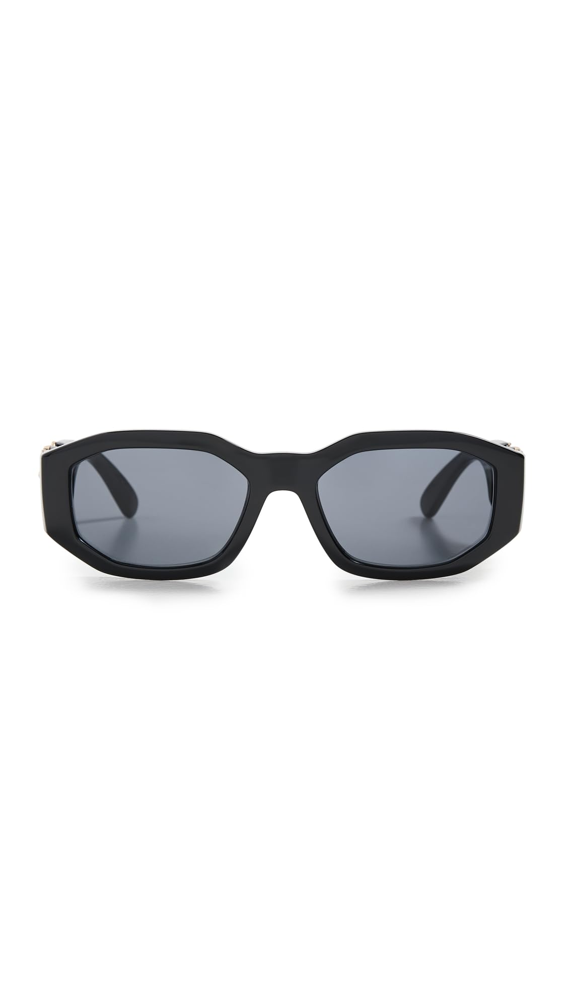 Versace VE 4361 GB1/87 Gafas de sol geométricas de plástico negro lente gris