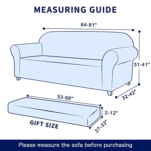 subrtex Stretch Sofa Cover Set 1 Piece Sofa Slipvover with A Gift