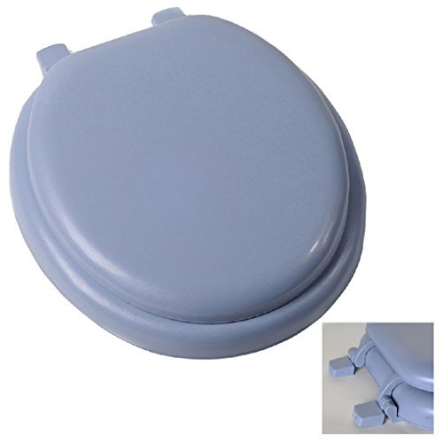 Premium Blue Soft Padded Round Toilet Seat Cushioned - New