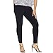 JUST MY SIZE Stretch Cotton Leggings (Q88907) Black, 2X