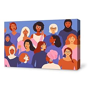 Canvas Wall Art for Living Room,Bedroom Home Artwork Paintings Women