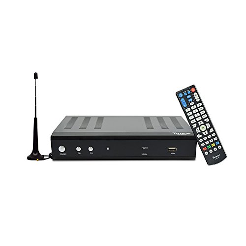 IVIEW Digital Converter Box with Recording and Media Player, Analog to Digital, Support QAM Tuner, PSIP, Channel 3/4, HDMI, USB, Antenna Included (3500STBII w/Antenna)
