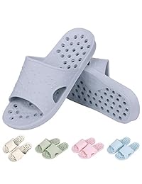 Pantuflas de ducha de secado rápido, zapatillas de baño, zapatillas de gimnasio, suela suave, puntera abierta, zapatillas de casa