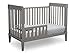 Serta Mid Century Modern Classic 5-in-1 Convertible Baby Crib, Grey