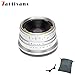 7artisans 25mm F1.8 APS-C Manual Fixed Lens for Fuji Cameras X-A1 X-A10 X-A2,X-A3 X-at X-M1 XM2 X-T1 X-T10 X-T2 X-T20 X-Pro1 X-Pro2 X-E1 X-E2 X-E2s (Silver)