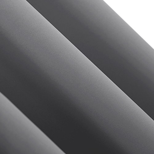 image for Deconovo Blackout Rod Pocket Window Curtains Set Solid Thermal Insulat