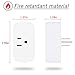 micmi Smart WiFi Plug, Compatible with Amazon Alexa Echo, Works with Google Home, IFTTT, No Hub Required, Smart Home WiFi Wireless, Remote Control Light Switch Socket, White (WiFi Plug 2pack)