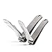 Premium Nail Clippers Set | Fingernail and Toenail Clipper with Nail File, Case and Emery Board | Stainless Steel Nail Cutter Tool Long and Wide for Precise and Clean Cuts | Buy Reliability