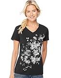 Hanes Women`s Graphic V-Neck Tee
