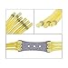 Outdoor Hunting Slingshot Rubber Bands Anti-slip Leather Bands Tube Elastica Replacement Kits Slingshot Accessories For Stainless Adjustable Adult Hunting Slingshot Kit (2 Picks) - Yellow