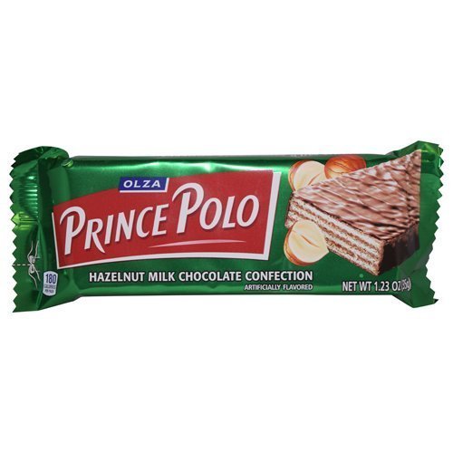 Olza Prince Polo Classic Dark Chocolate Confection Pack of 10 36g Bars Candy And